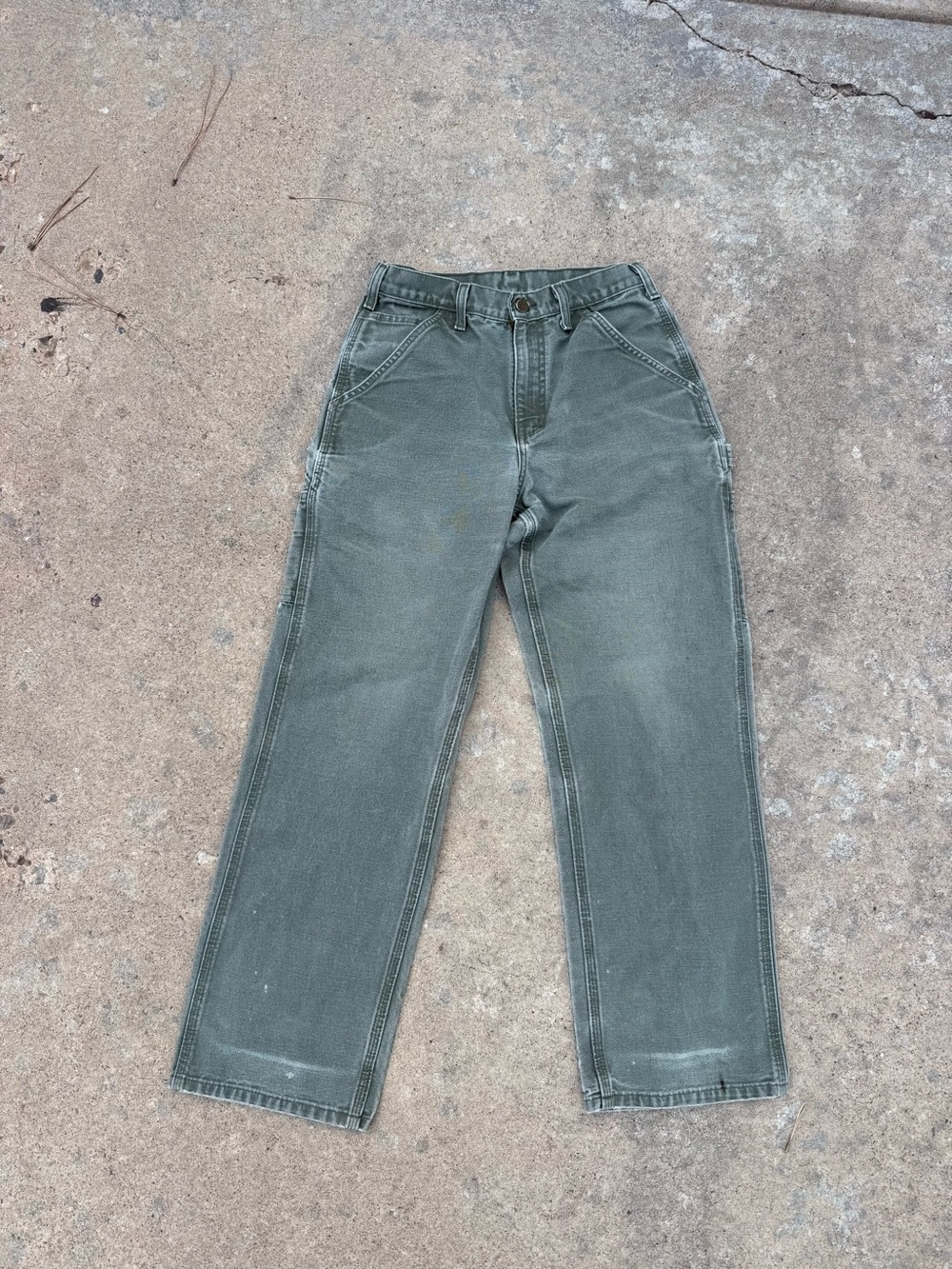 Carhartt Olive Green Utility Cargo Pants